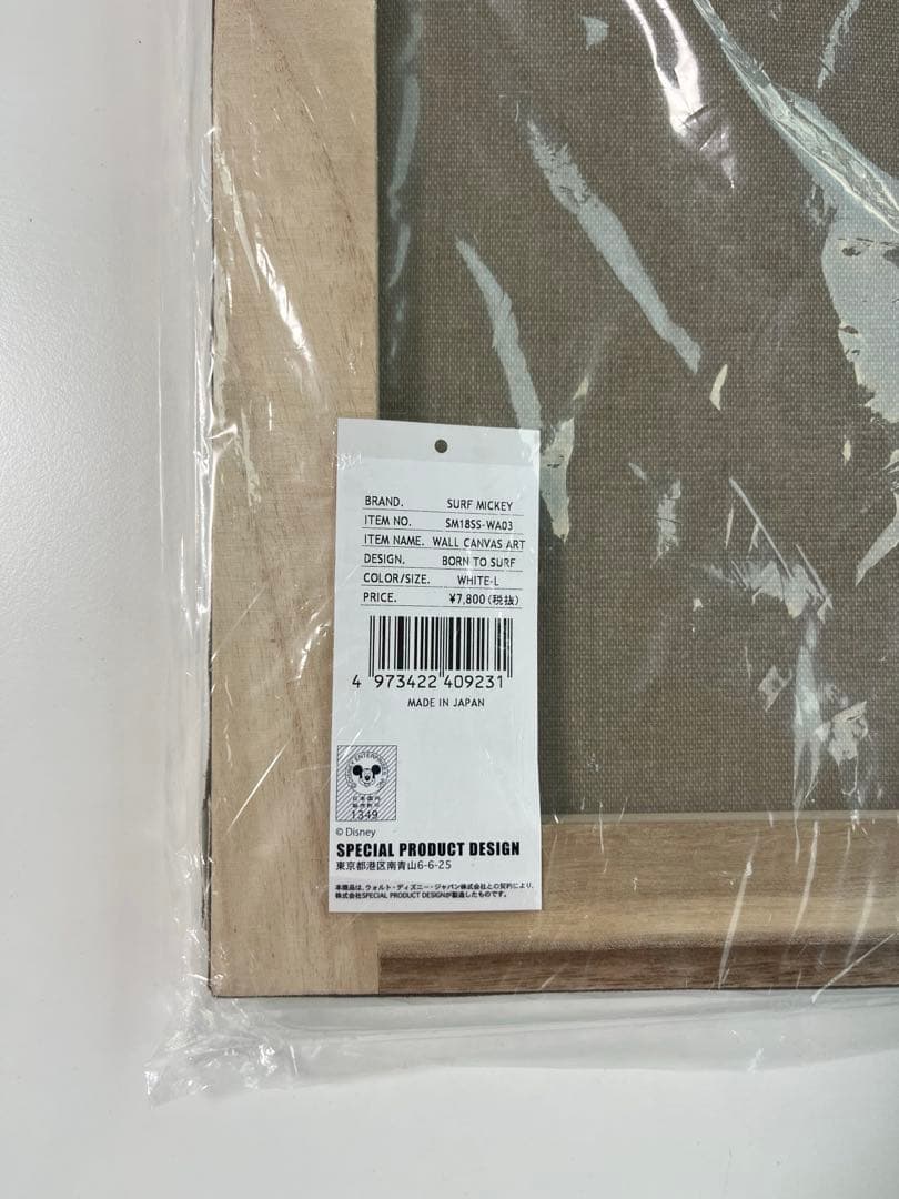 新品 サーフミッキー SURF MICKEY WALL CANVAS ART