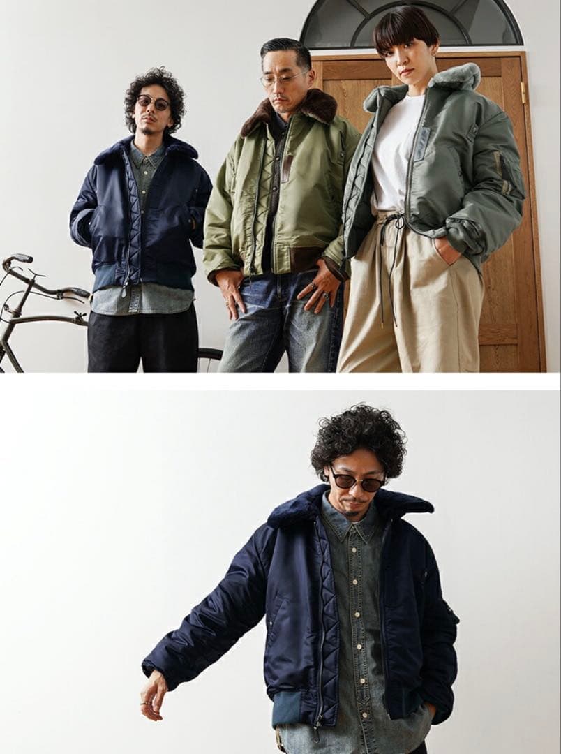 試着のみ 米軍 B-15C フライトジャケット WAIPER.inc WP14