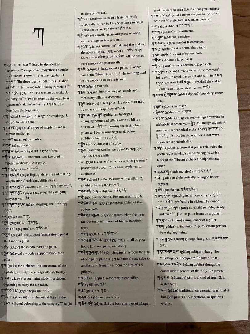 「The New Tibetan-English Dictionary」