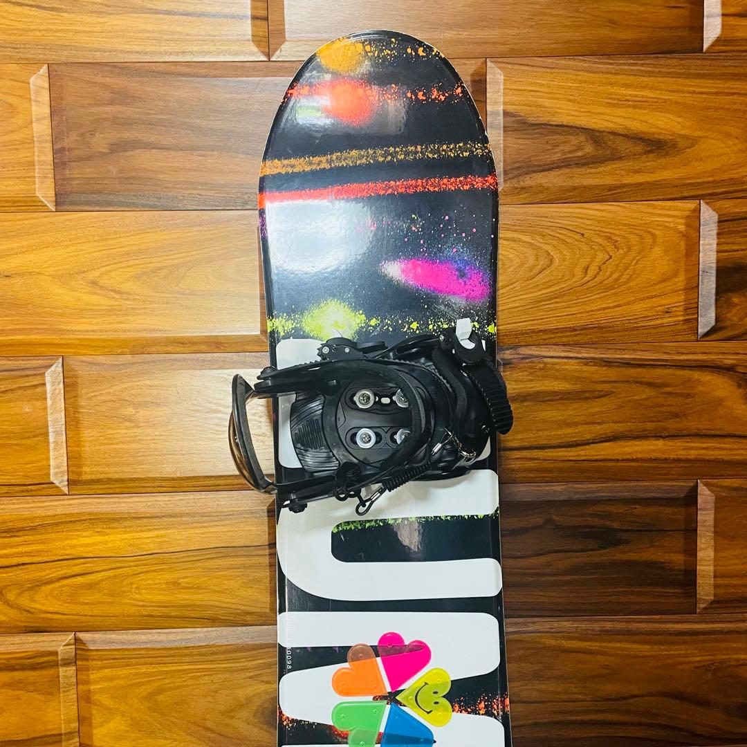 美品 ZUMA 120cm スノーボード ジュニア 子供 バインディング ツマ