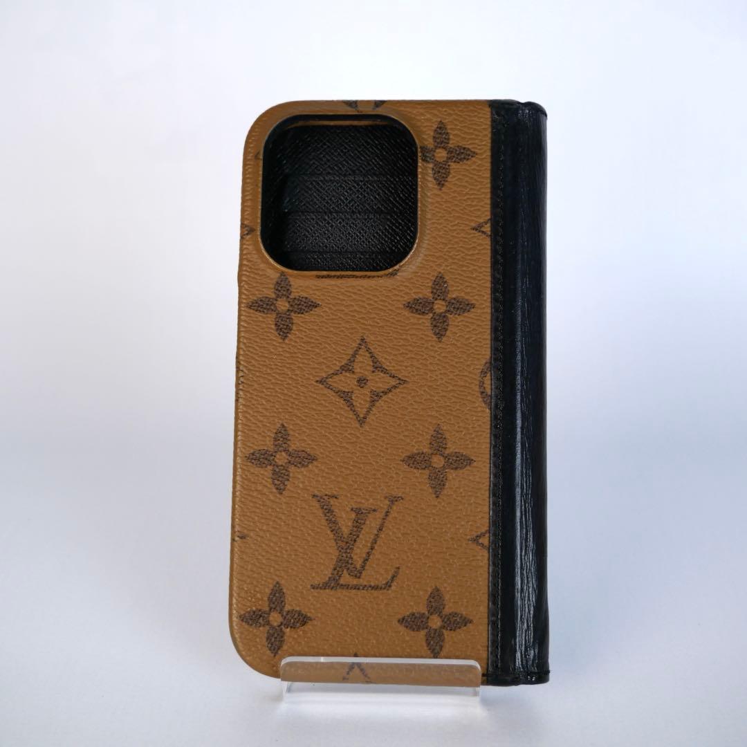 ✨美品✨ルイヴィトン モノグラム リバース フォリオ iPhone14Pro