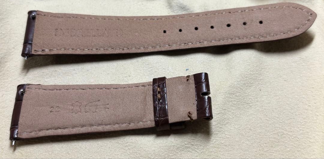 【美品】モレラート　アマデウス22mm ブラウン