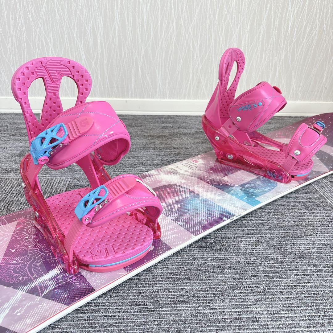 53美品❗️超豪華❗️FLUX/バートン レディース スノーボードセット★142cm