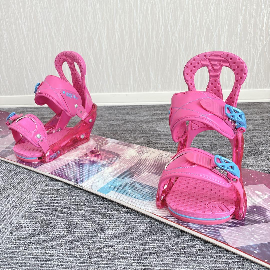 53美品❗️超豪華❗️FLUX/バートン レディース スノーボードセット★142cm