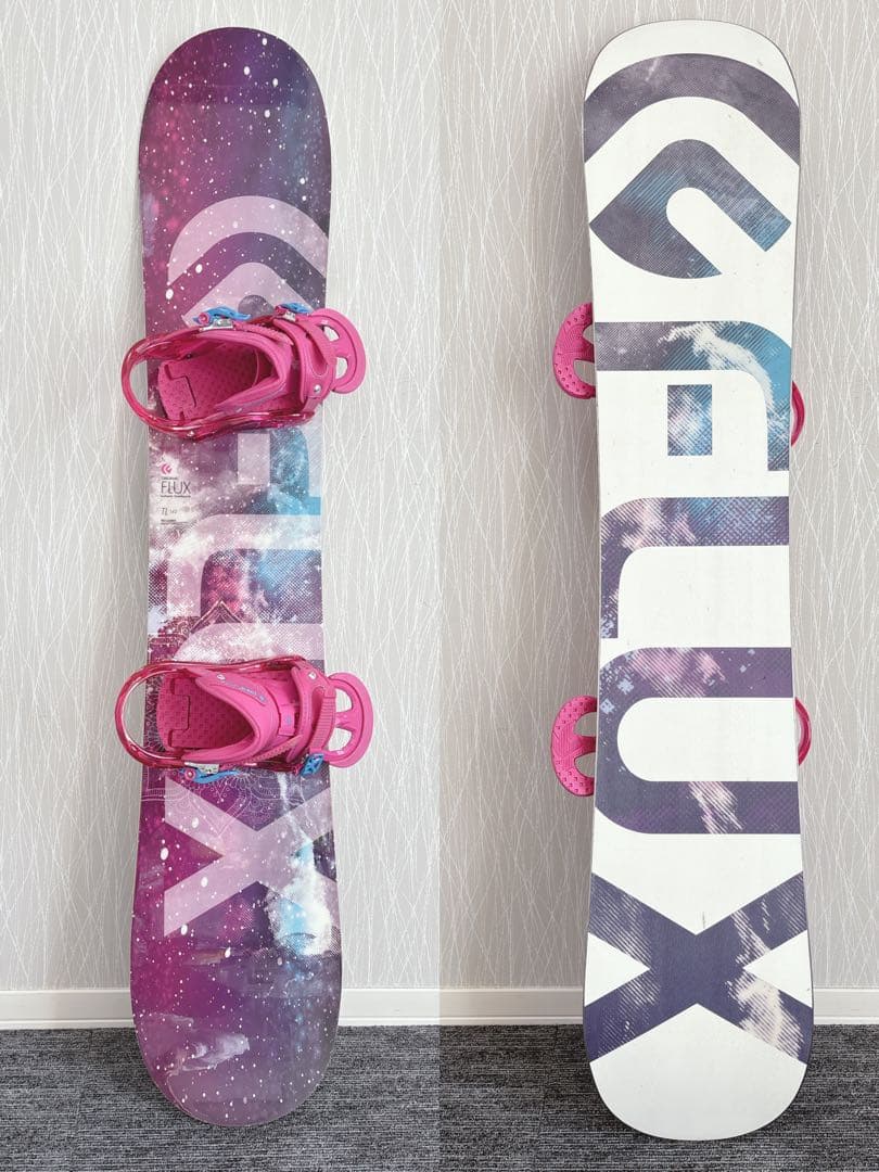 53美品❗️超豪華❗️FLUX/バートン レディース スノーボードセット★142cm