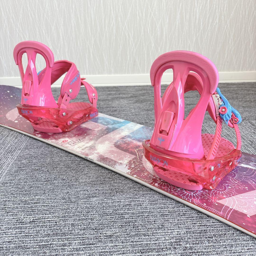 53美品❗️超豪華❗️FLUX/バートン レディース スノーボードセット★142cm