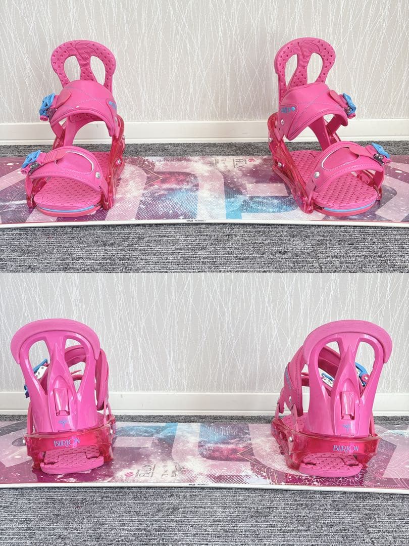 53美品❗️超豪華❗️FLUX/バートン レディース スノーボードセット★142cm