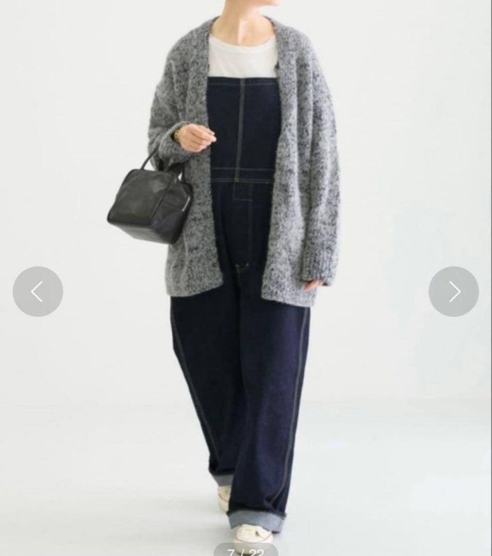 【新品タグ付き】かぐれ　デニムオーバーオール　インディゴ　サイズ1