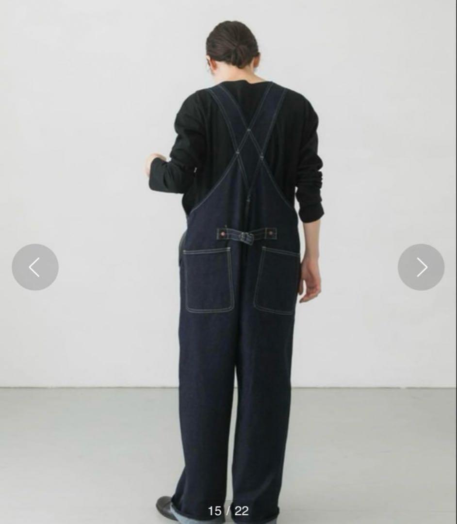 【新品タグ付き】かぐれ　デニムオーバーオール　インディゴ　サイズ1