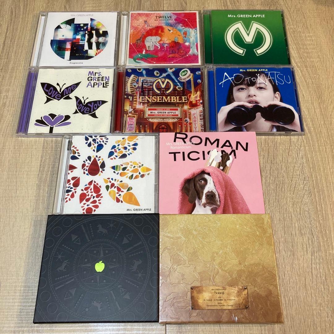 w*a様 Mrs.GREEN APPLEのCD、DVD 、ミセス15点まとめ売り