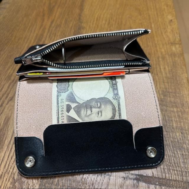 t　　　丘染め茶芯ブラック　シルバー　42タロン アポロコンチョ