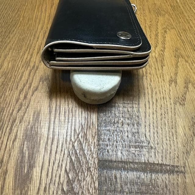 t　　　丘染め茶芯ブラック　シルバー　42タロン アポロコンチョ