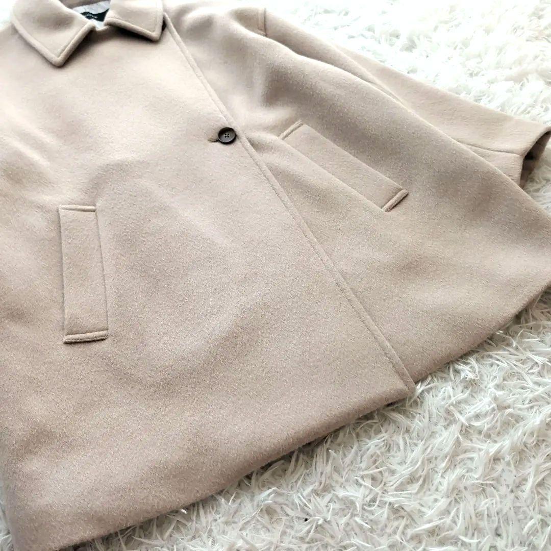 23AW ジャーナルスタンダード ウールアンゴラバルカラーミドルコート 38