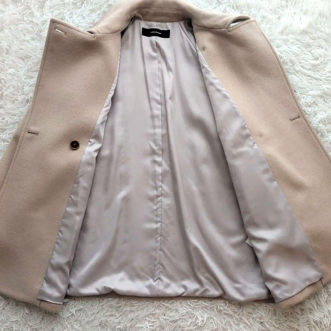 23AW ジャーナルスタンダード ウールアンゴラバルカラーミドルコート 38