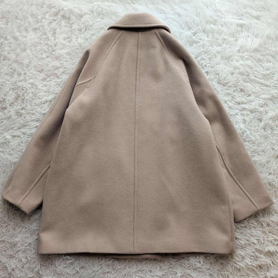 23AW ジャーナルスタンダード ウールアンゴラバルカラーミドルコート 38