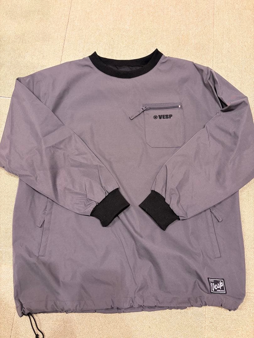 VESP グレー 長袖ウェア スノーボードウェア