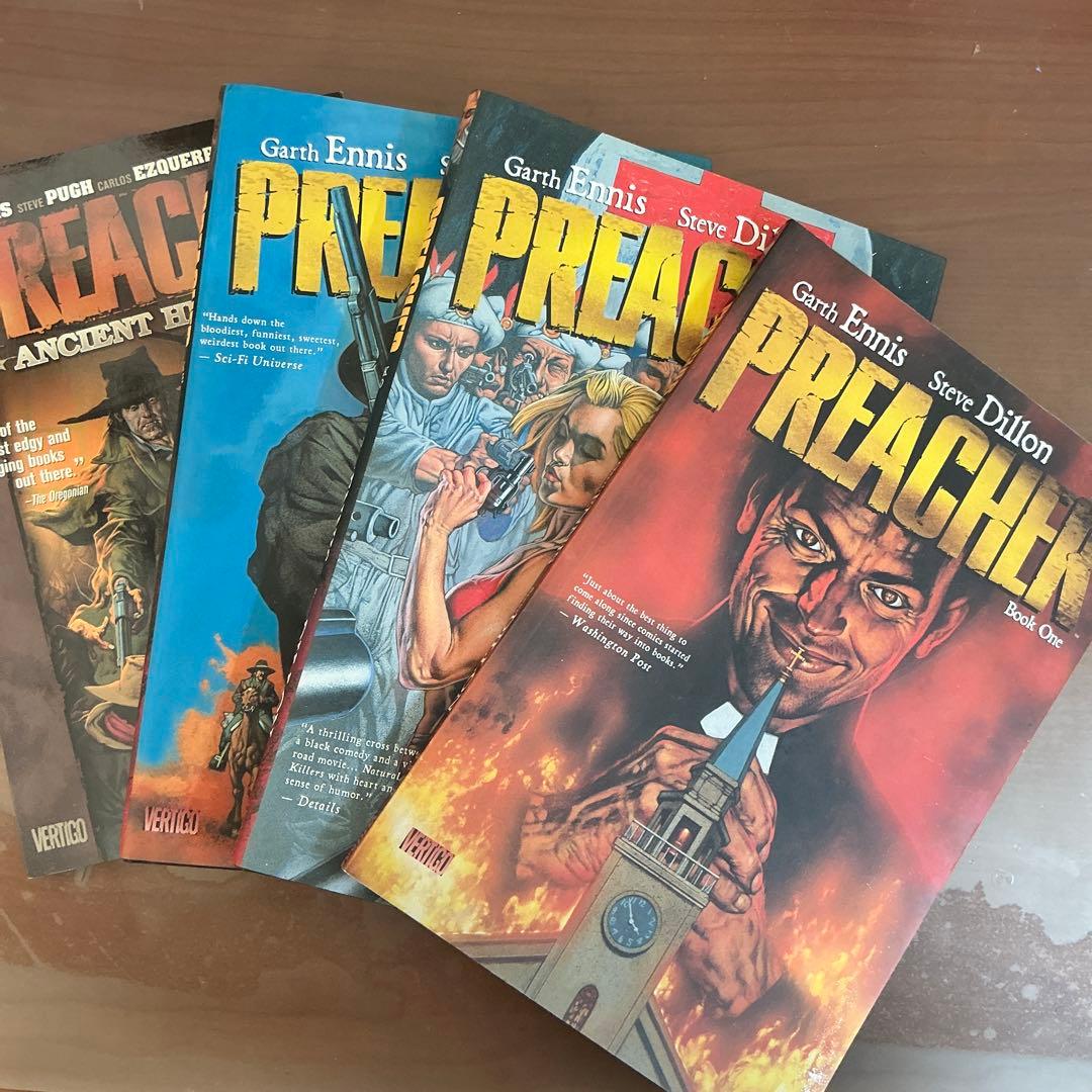 洋書 PREACHER 4 x Book Set GARTH ENNIS