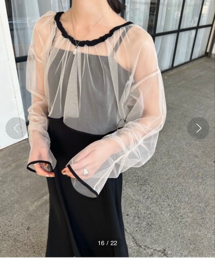 《値下げ可能》hinari チュールオケージョンドレス　S