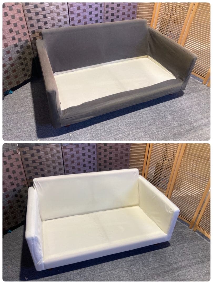 東京都23区送料込◆ 無印良品2Pソファー(TP04674)