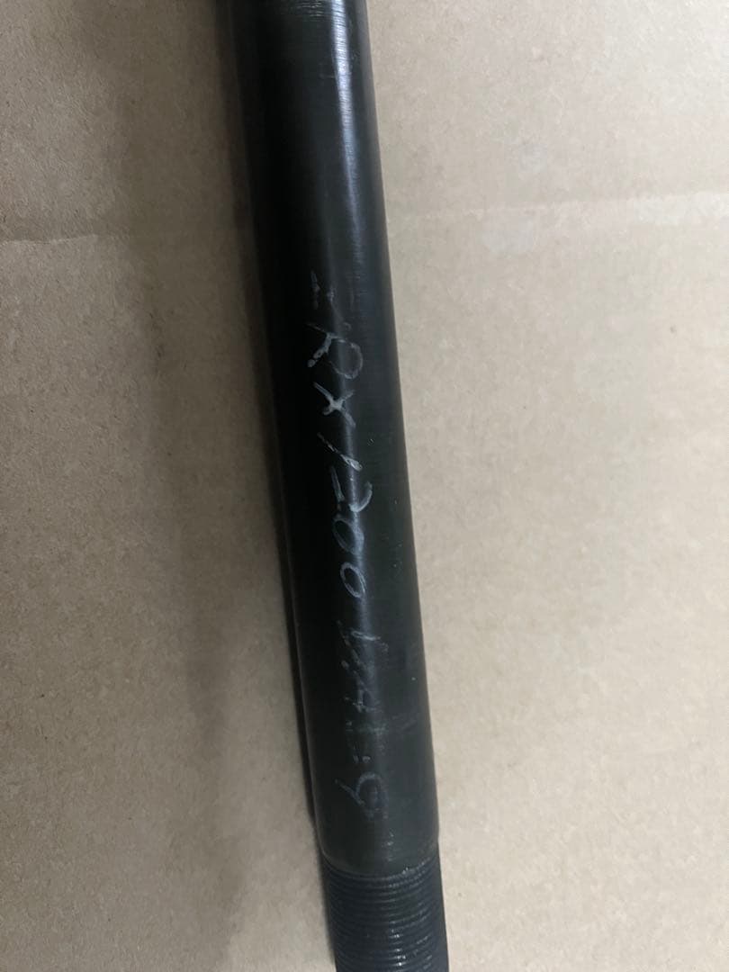 ZRX1200 ダエグ　ラジカル　フロント中空クロモリアクスルシャフト