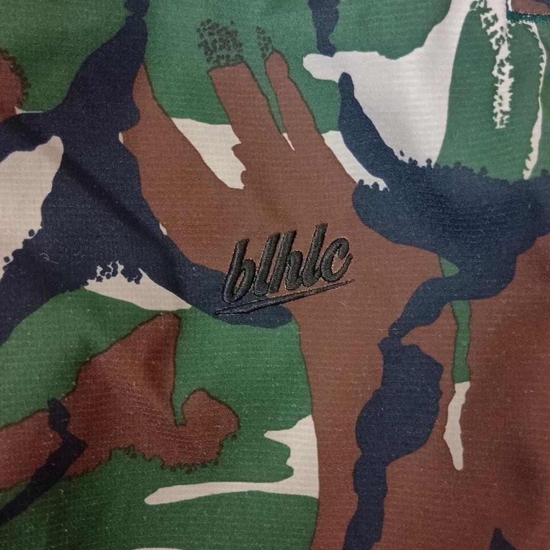 ボーラホリック/イージーパンツ/カモフラ柄/刺繡ロゴ/裾ZIP/SIZE L