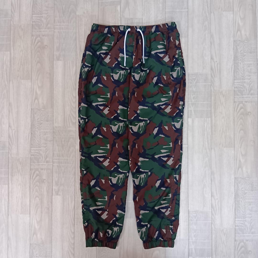 ボーラホリック/イージーパンツ/カモフラ柄/刺繡ロゴ/裾ZIP/SIZE L