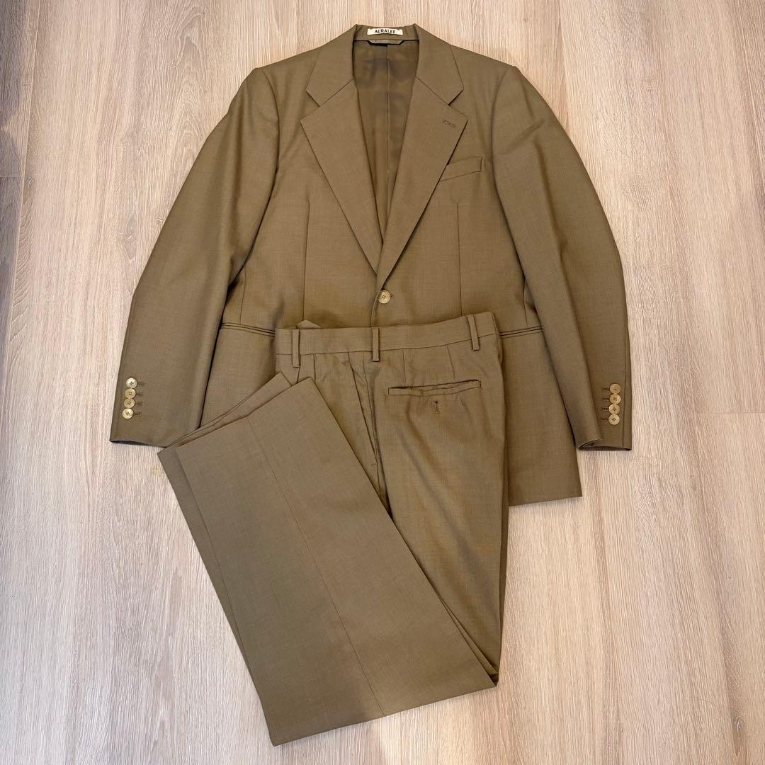 スーツ AURALEE BLUEFACED WOOL JACKET & SLACKS