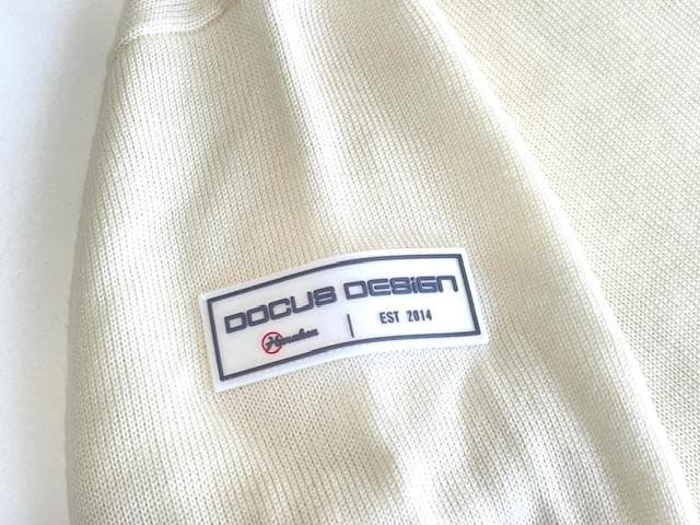 新品　DOCUS ドゥーカス ライン セーター レディース　オフホワイト　M