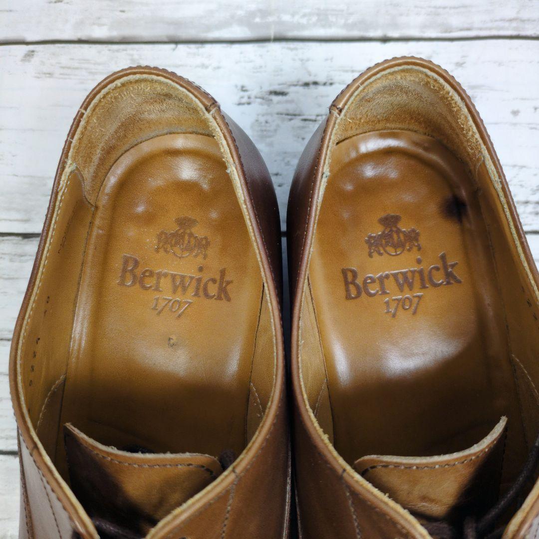 s*o様 良品【Berwick】バーウィック ブラウン ストレートチップ40 2