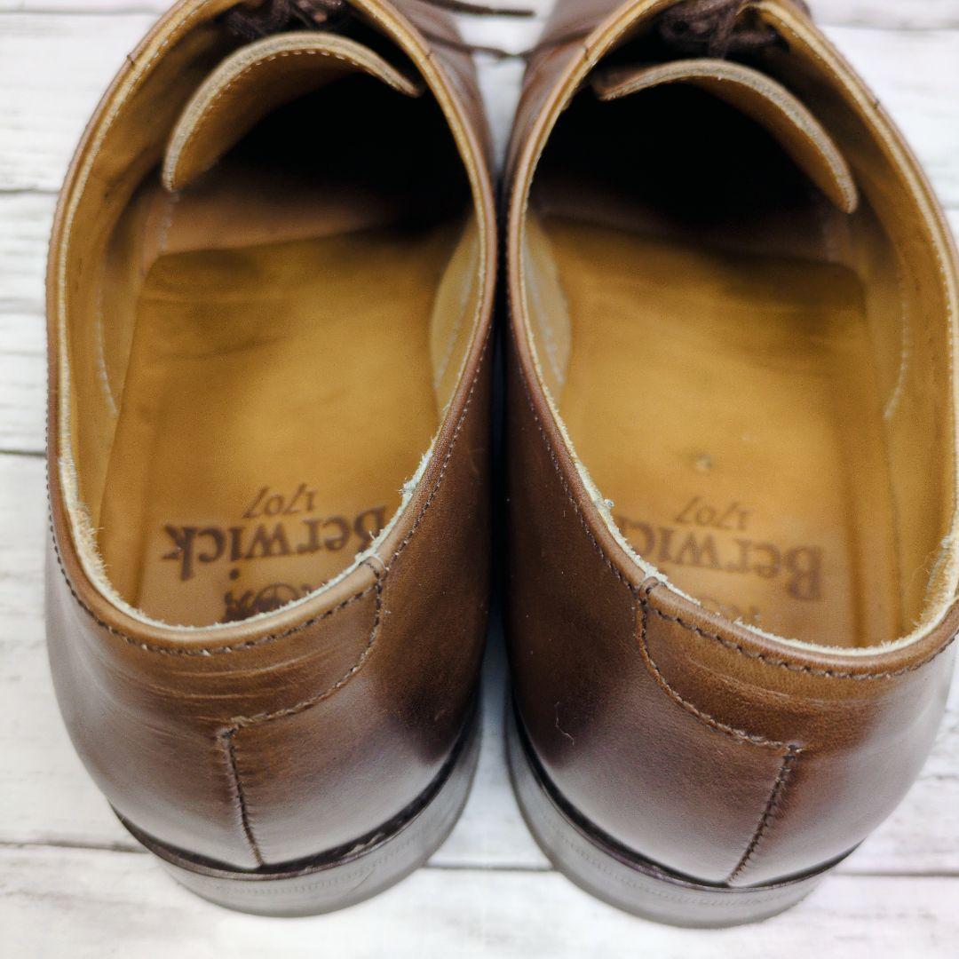 s*o様 良品【Berwick】バーウィック ブラウン ストレートチップ40 2