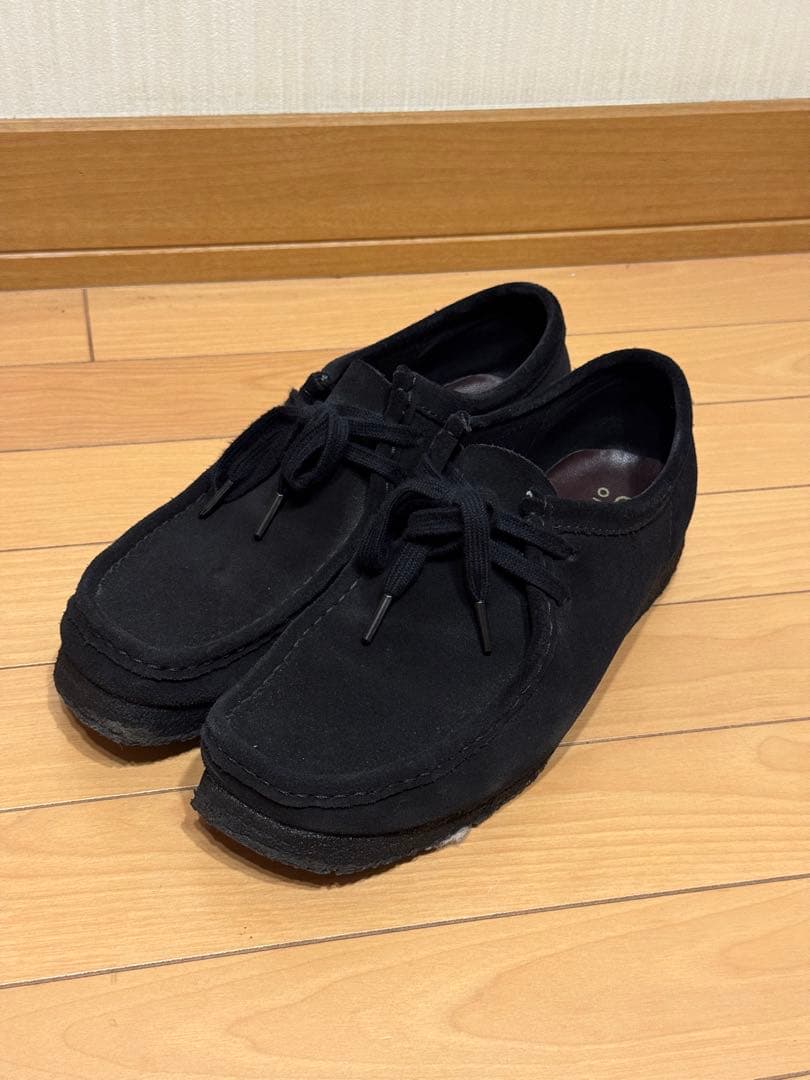 CLARKS ワラビー ブラック 7h 25.5cm