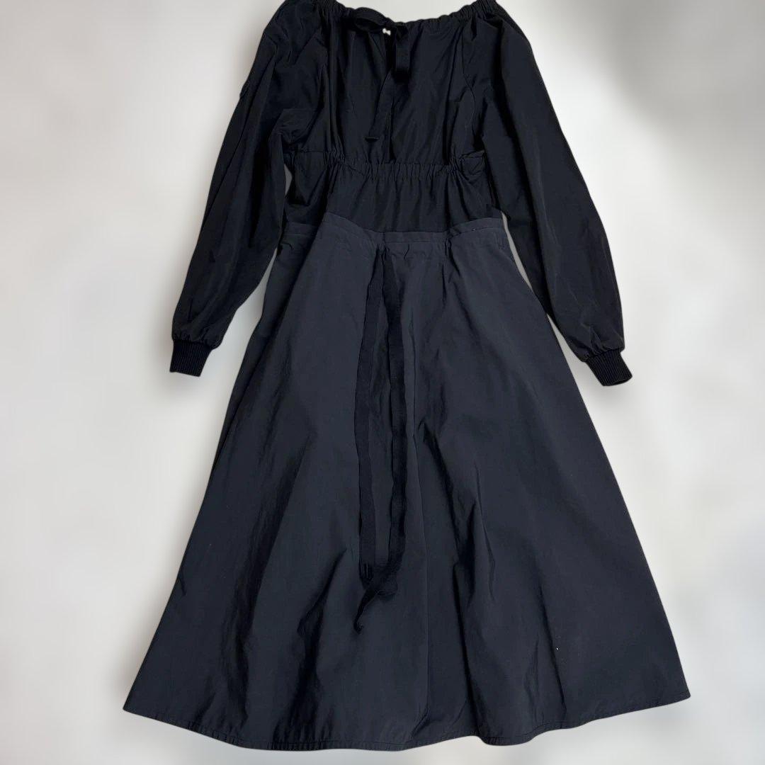モンクレール　ロングワンピース　ブラック　Mサイズ　美品
