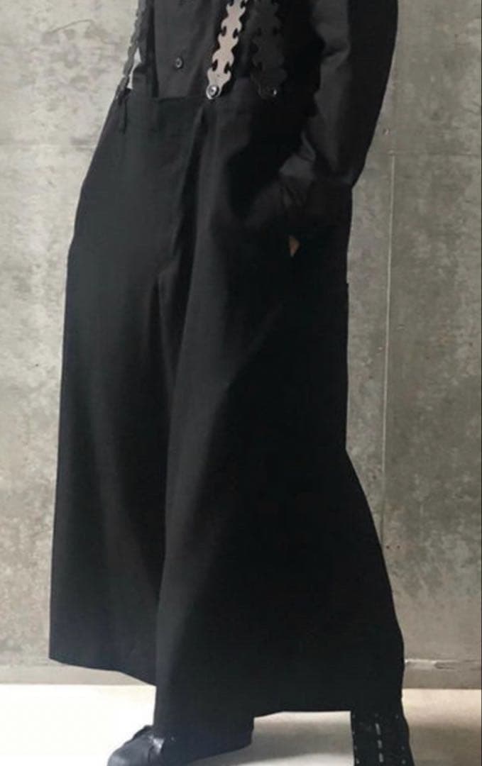 希少 yohji yamamoto 18AW レザーサスペンダー 野田洋次郎着用