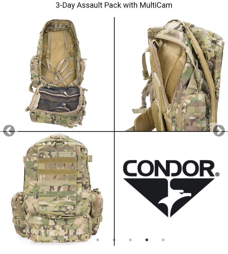 CONDOR　バックパック 49L　リュック　マルチカム