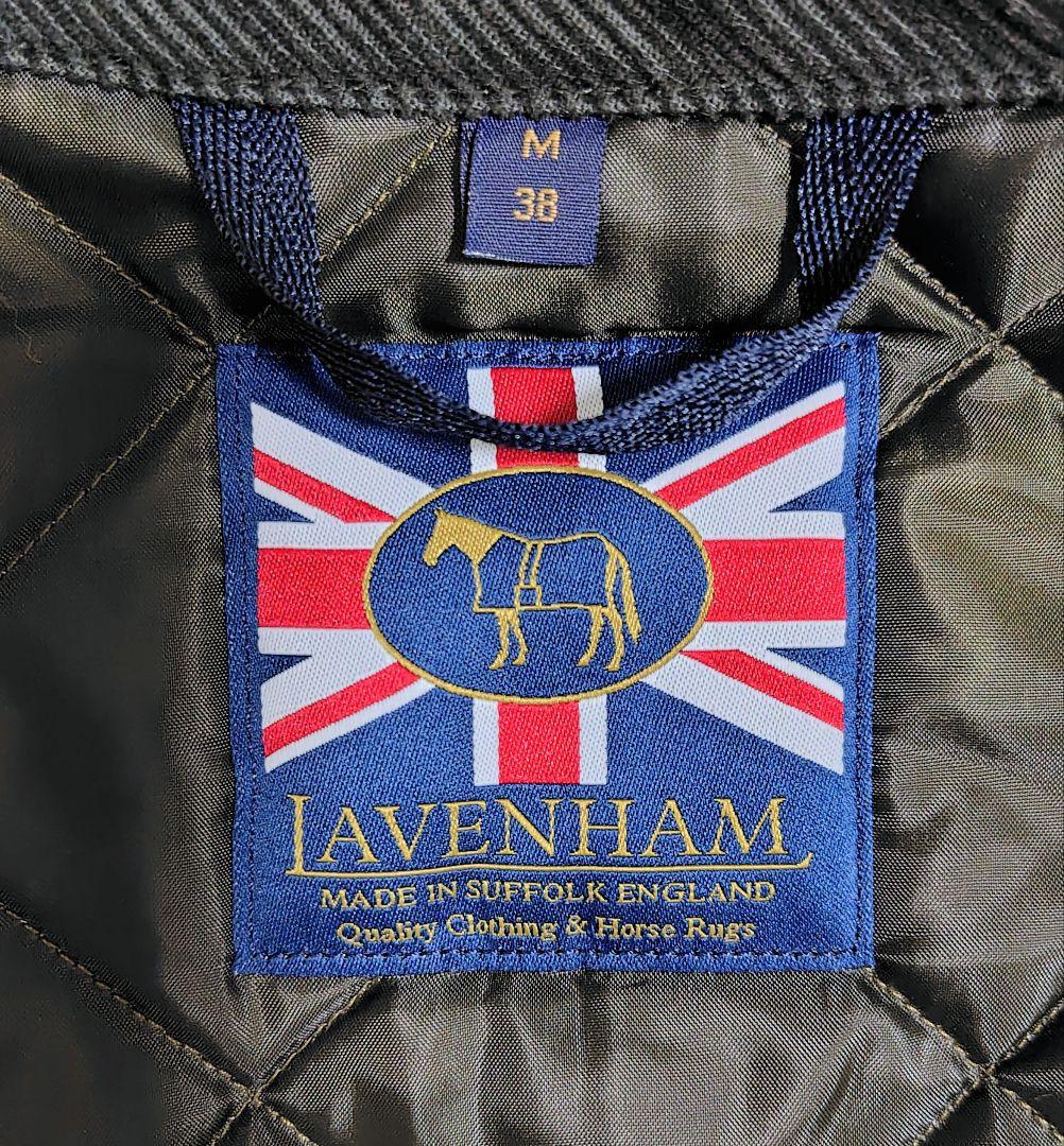 LAVENHAM キルティングベスト M 38 カーキ