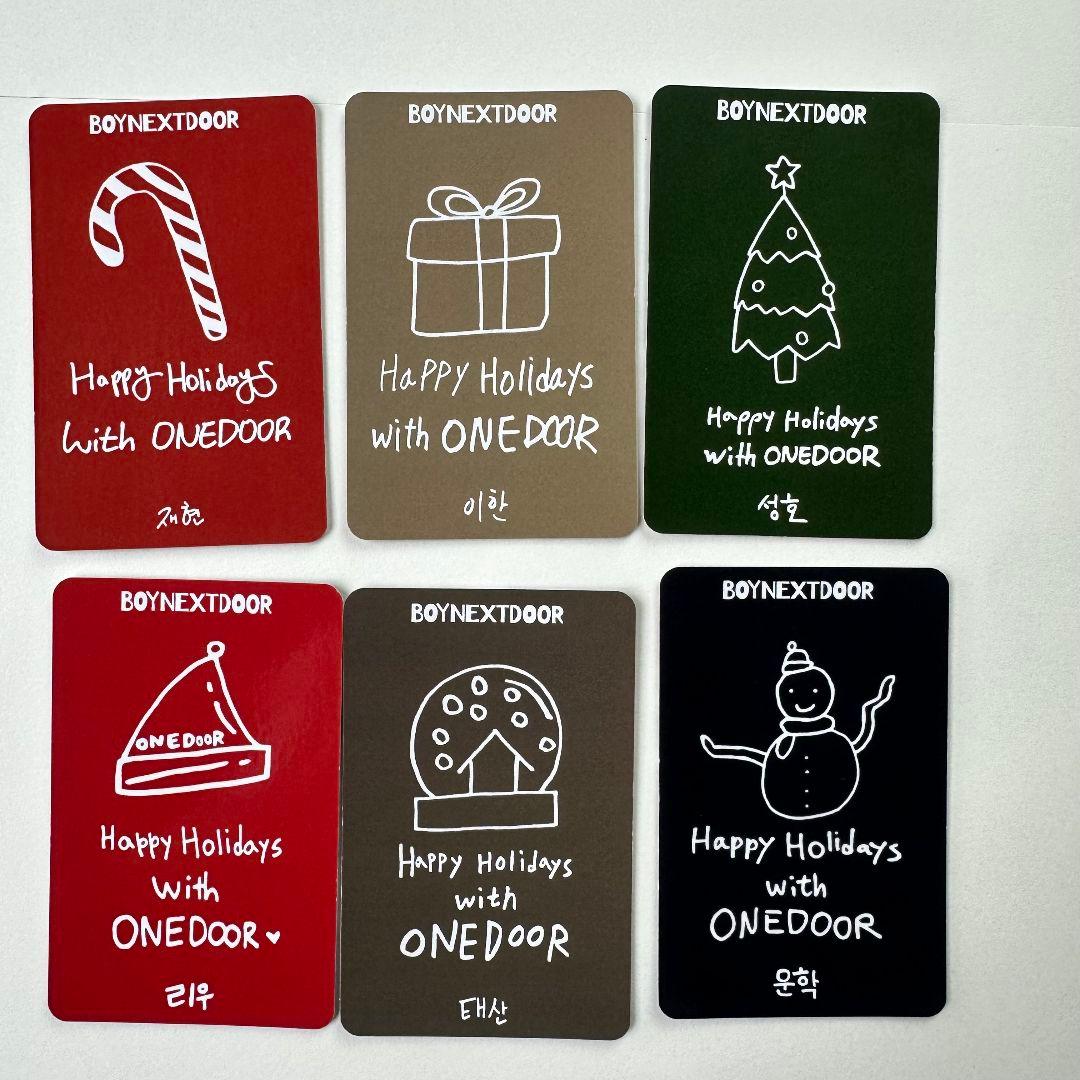 BOYNEXTDOOR サノク公開放送SBS 歌謡大典 HOWトレカ 6枚