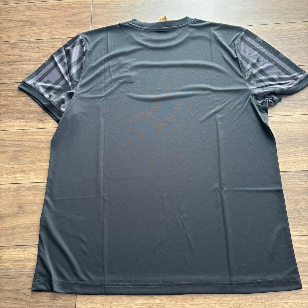 リヴァプール ユニフォーム風ゲームシャツ Tシャツ Liverpool FC 黒