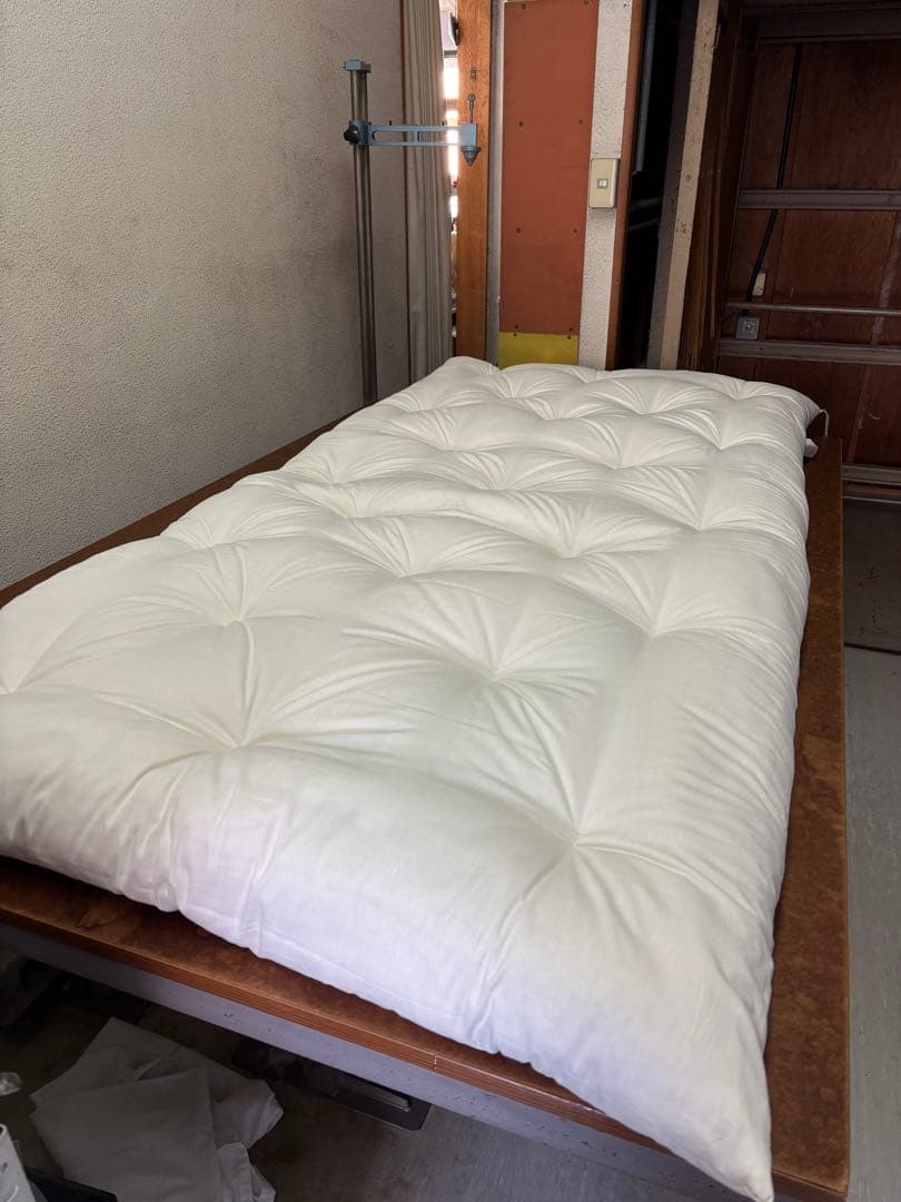 生地柄　シングル掛け布団敷布団