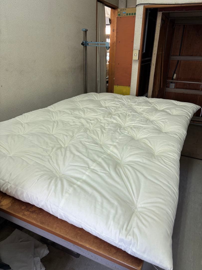 生地柄　シングル掛け布団敷布団