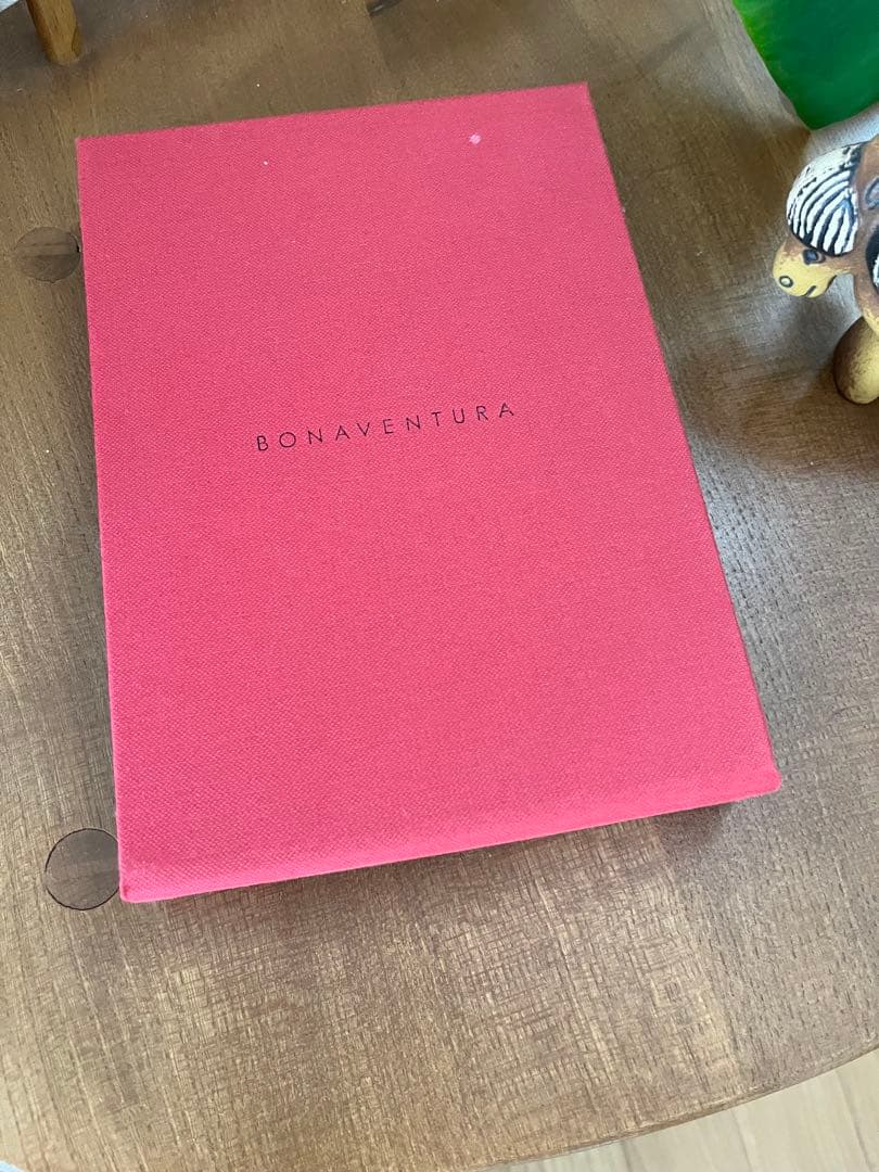 ボナペンチュラ　iPhone 13mini 手帳タイプカバー　ベージュ×ピンク