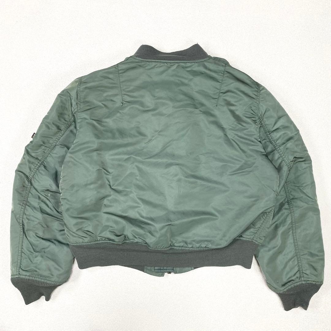 90s ALPHA MA-1 フライトジャケット グランドクルー USA製 L