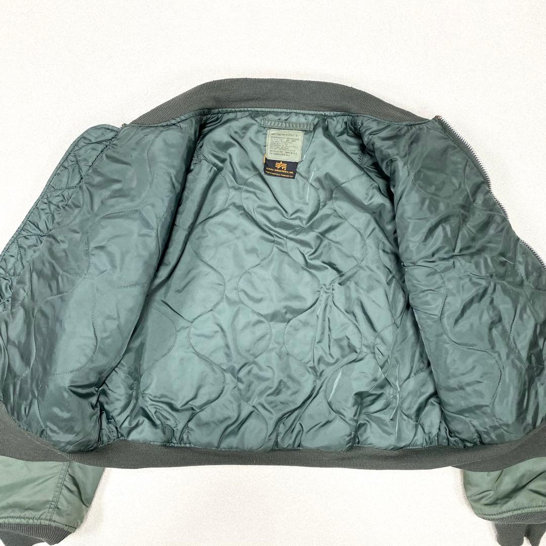 90s ALPHA MA-1 フライトジャケット グランドクルー USA製 L