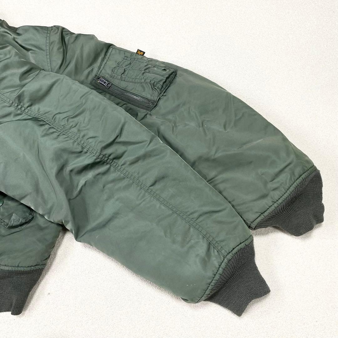 90s ALPHA MA-1 フライトジャケット グランドクルー USA製 L