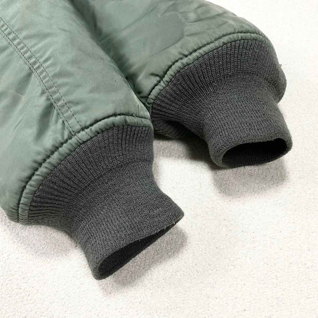 90s ALPHA MA-1 フライトジャケット グランドクルー USA製 L