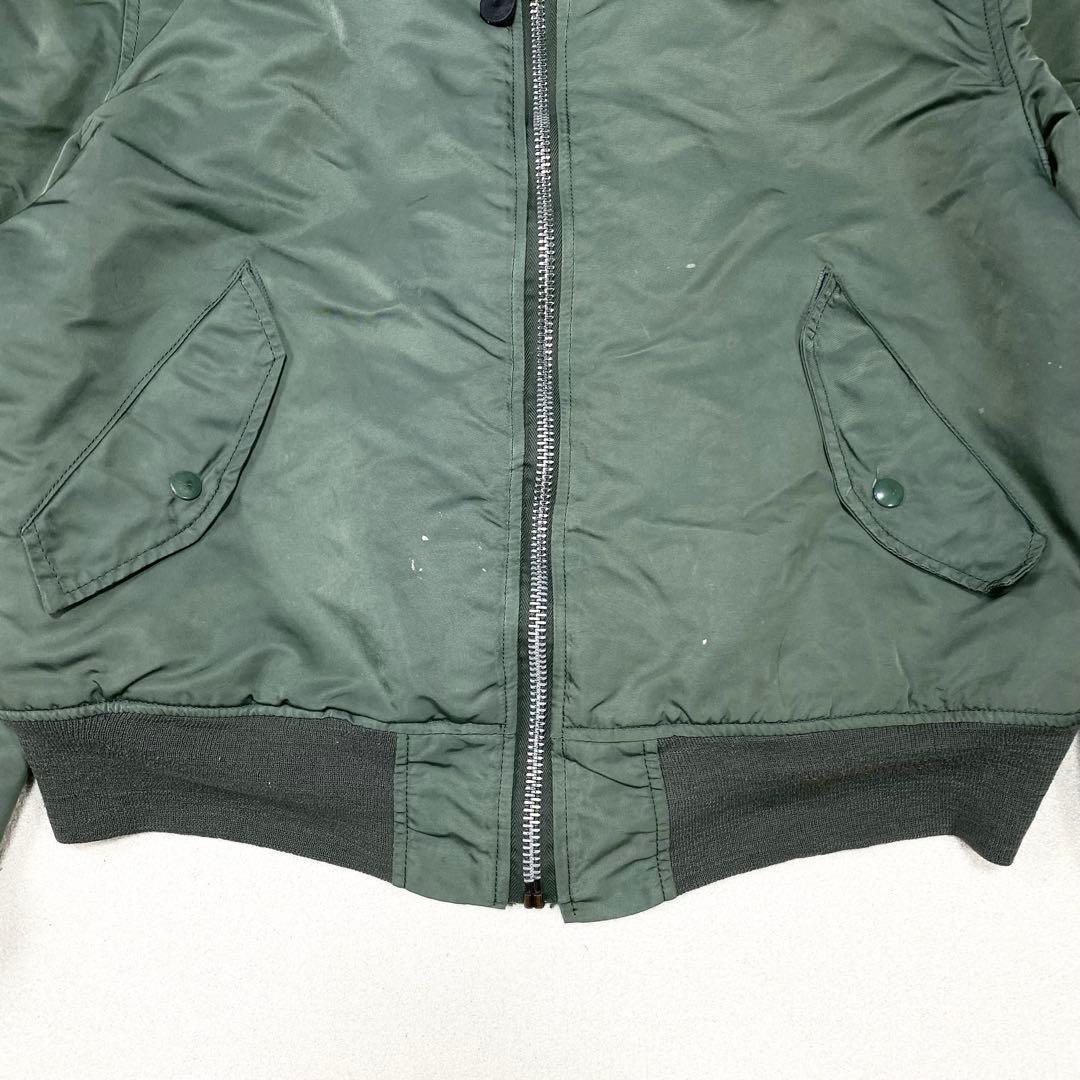 90s ALPHA MA-1 フライトジャケット グランドクルー USA製 L