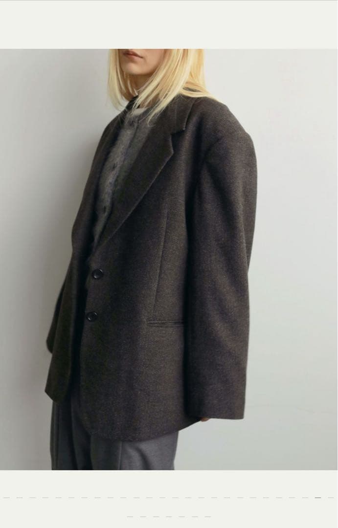 anuke ブラウン テーラードジャケット