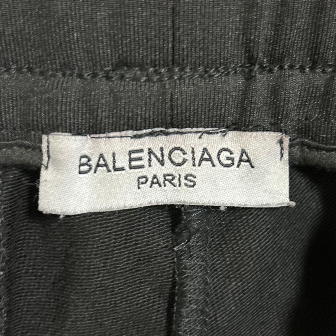 BALENCIAGA バレンシアガ BBロゴ スウェットショートパンツ L 黒