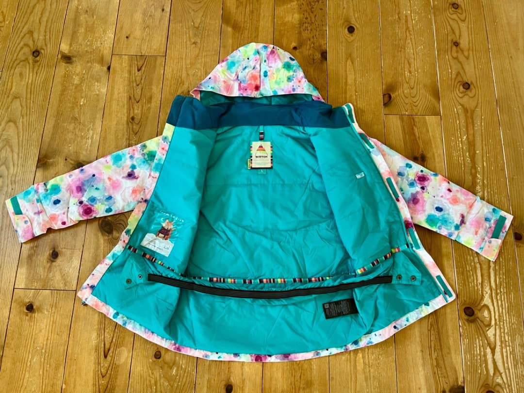 【青天時2回のみ使用の超美品！】バートン ウェア キッズ レディース グローブ付