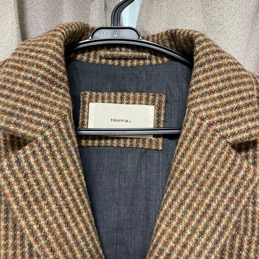 ジャケット・アウター Wool100% Check Jacket