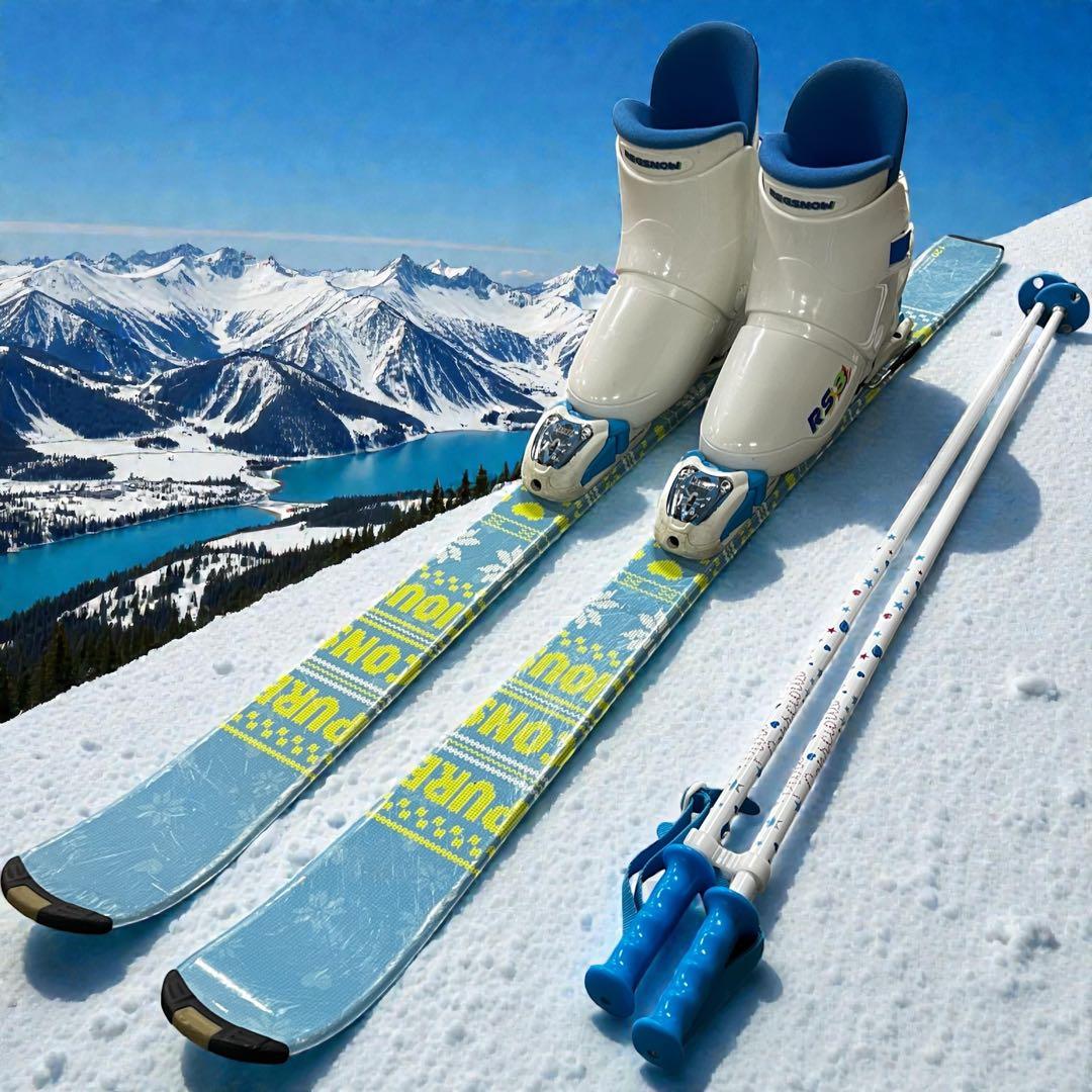 3点♥️PURE CONSCIOUS　ジュニアスキーセット☆ 120cm